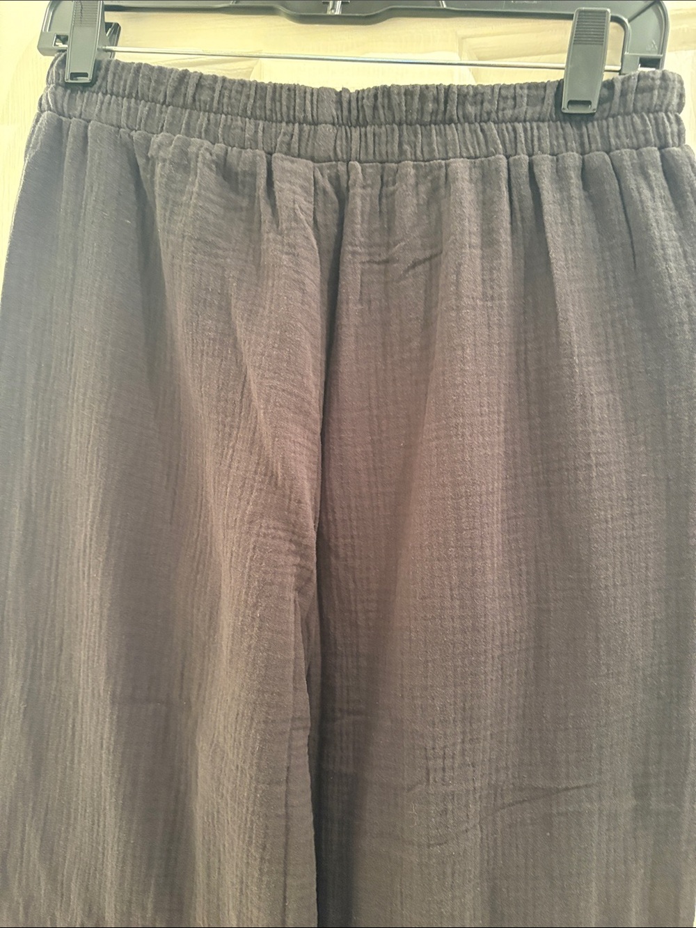 Zenana Outfitters Black Wide-Leg Elastic-Waist Pants - Picture 7 of 9